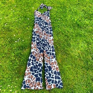 Sexy halter jumpsuit